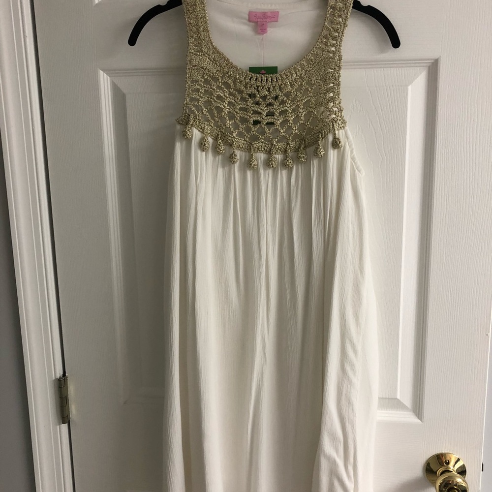 NWT Lilly Pulitzer Rachelle Dress Resort White - Picture 2 of 6